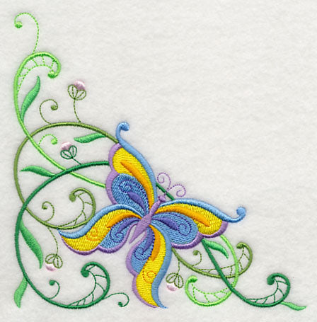 Butterfly Spring Corner