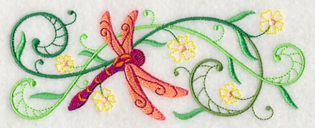Dragonfly Delight Border