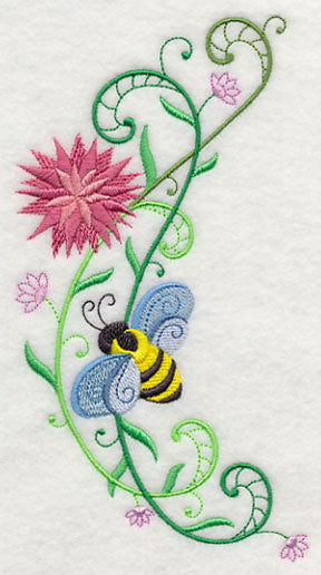 Honeybee Blossoms Spray