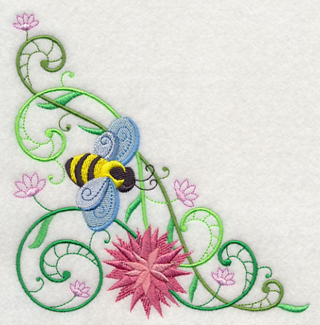 Honeybee Blossoms Corner