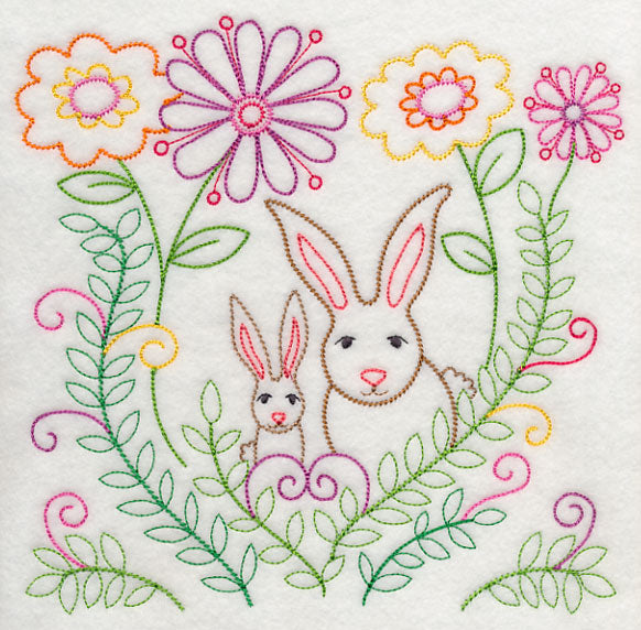 Bunnies Love Spring (Vintage)