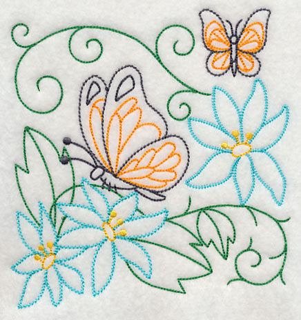 Butterfly Garden 2 (Vintage)