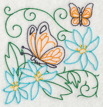 Butterfly Garden 2 (Vintage)