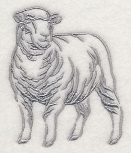 Farm Silhouette Sheep 1