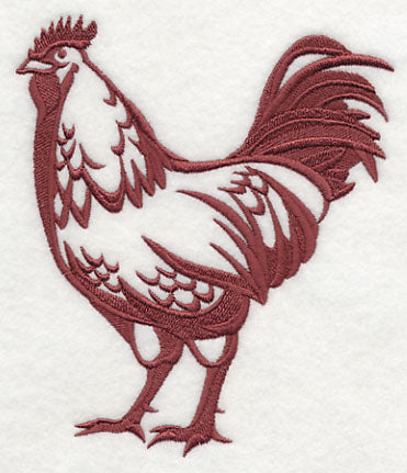 Farm Silhouette Rooster