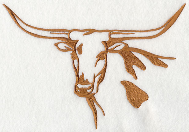 Farm Silhouette Texas Longhorn