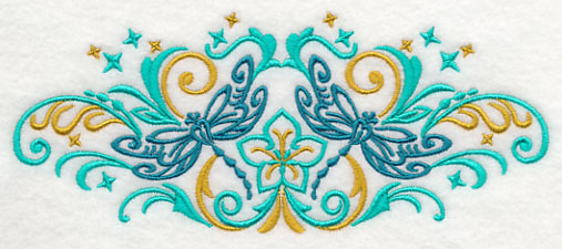 Fluttering Filigree Dragonfly Spray