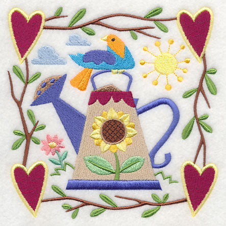 Cozy Country Garden Scene