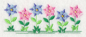 Country Charm Border - Columbine