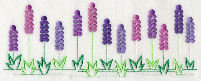 Country Charm Border - Lavender