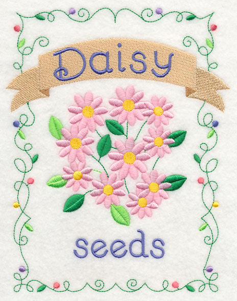 Country Charm Seed Packet - Daisy