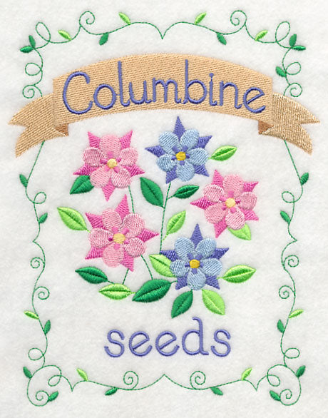 Country Charm Seed Packet - Columbine