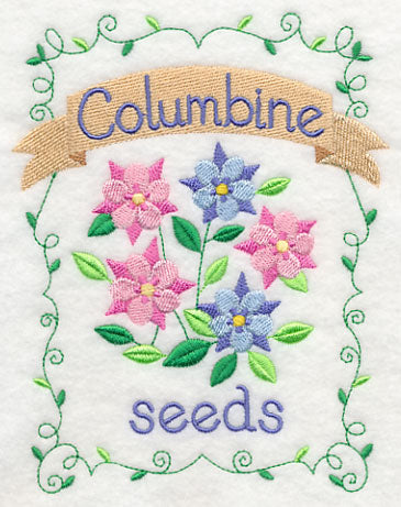 Country Charm Seed Packet - Columbine