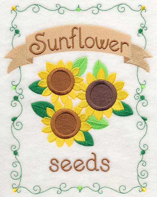 Country Charm Seed Packet - Sunflower