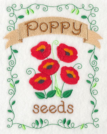 Country Charm Seed Packet - Poppy