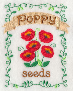 Country Charm Seed Packet - Poppy