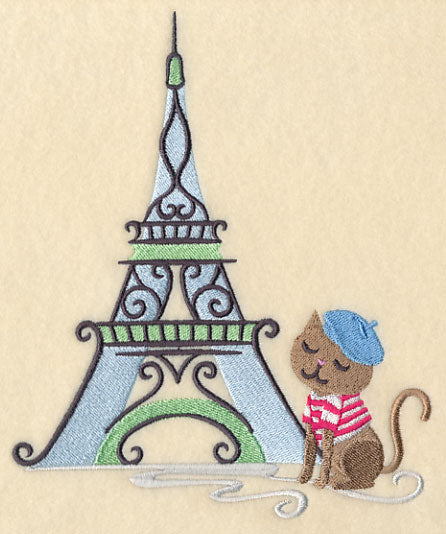 Kitty Visits Eiffel Tower