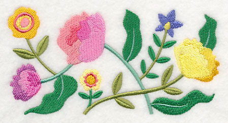 Blooming into Spring Border