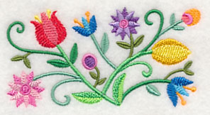 Ballet of Blooms Border