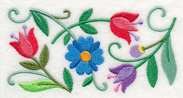 Floral Melody Border