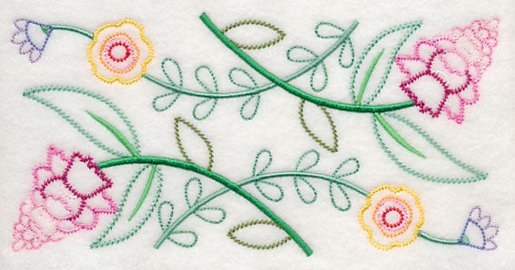 Floral Fantasy Border (Vintage)