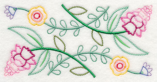 Floral Fantasy Border (Vintage)