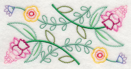 Floral Fantasy Border (Vintage)