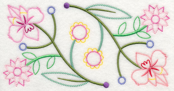 Floral Symphony Border (Vintage)