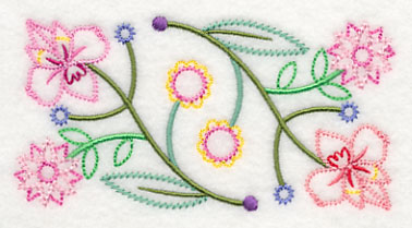 Floral Symphony Border (Vintage)