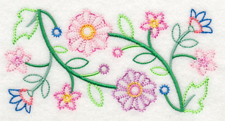 Glorious Garden Blooms Border (Vintage)