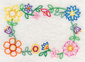 Blooming Block Party Quilt Label (Vintage)