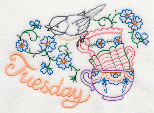 Tea Time Bird on Tuesday (Vintage)