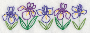 Graceful Iris Border (Vintage)