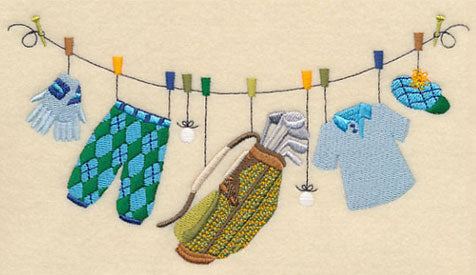 Fore! Golf Clothesline - His