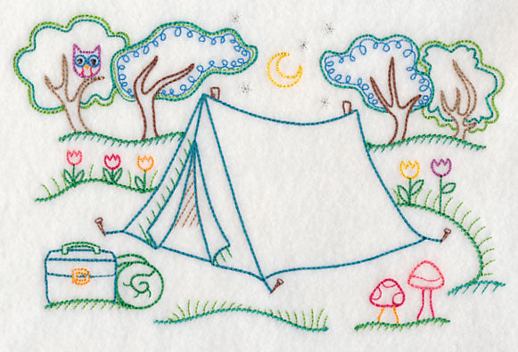 Whooo Loves Camping? (Vintage)