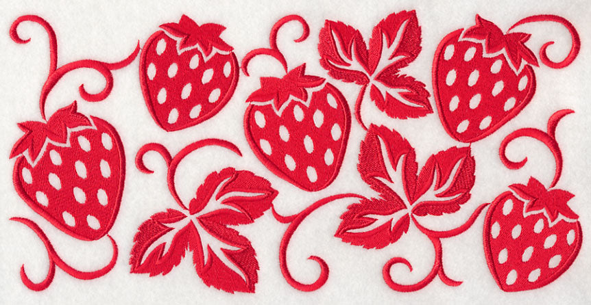 Simply Strawberries Rectangle