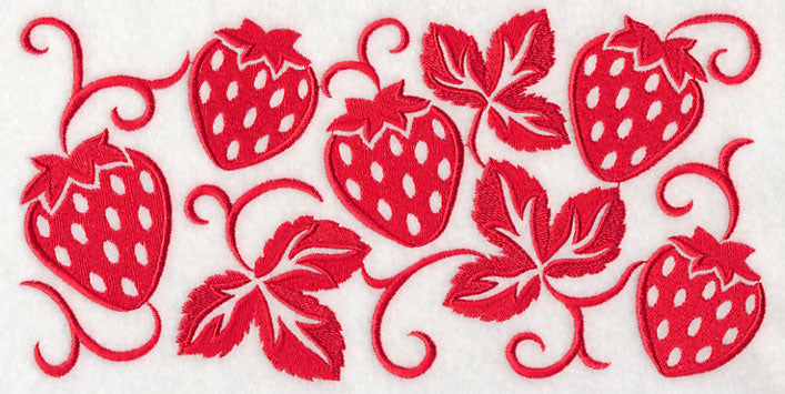 Simply Strawberries Rectangle