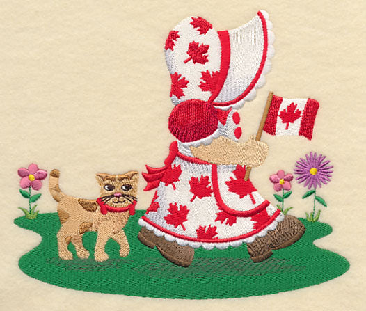 Canada Day Sunbonnet Sue