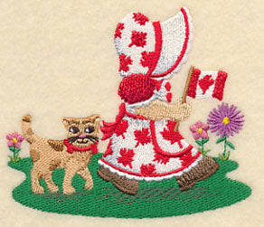 Canada Day Sunbonnet Sue