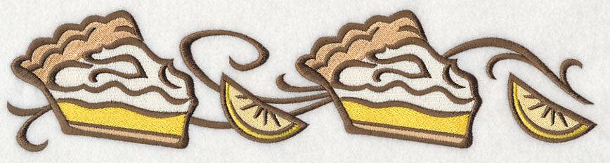 Luscious Lemon Meringue Pie Border