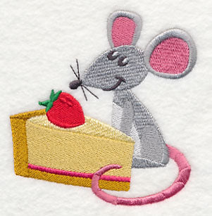 Mouse and Strawberry Cheesecake