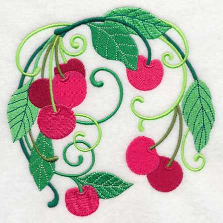 Cherry Wreath