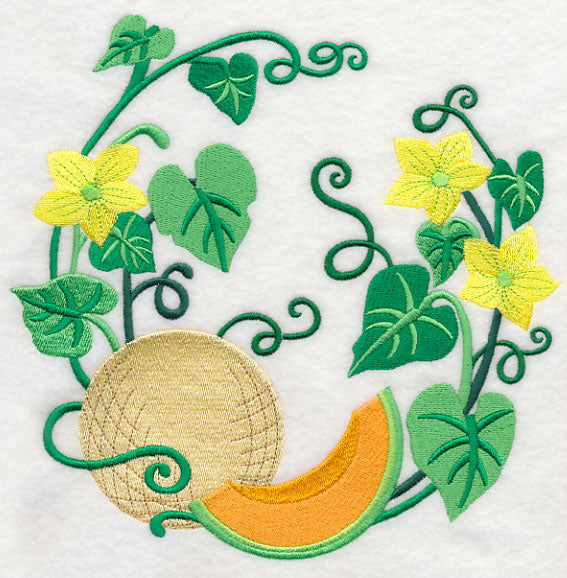 Cantaloupe Wreath