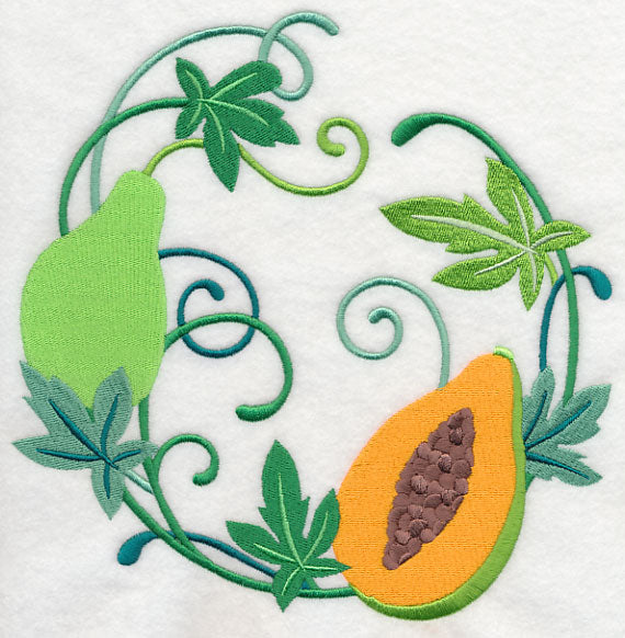 Papaya Wreath