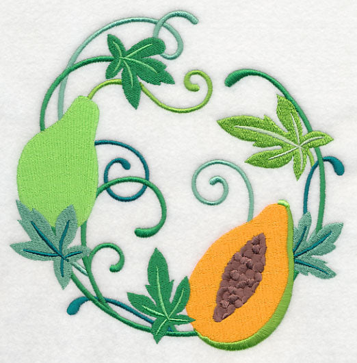 Papaya Wreath