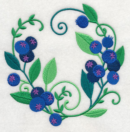 Blueberry Wreath