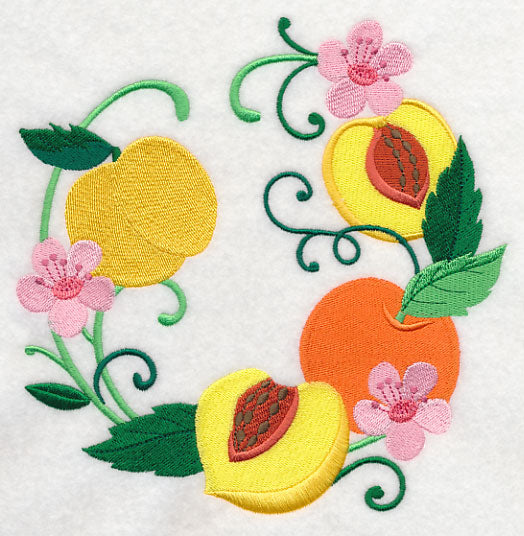 Peach Wreath