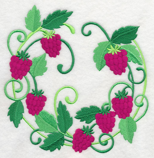 Raspberry Wreath