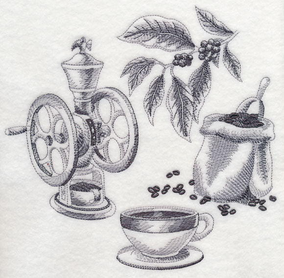 Elgin Coffee Mill Sketch