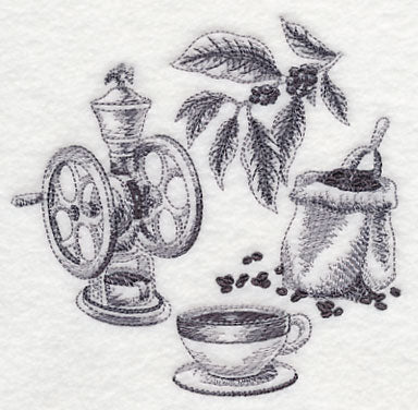 Elgin Coffee Mill Sketch